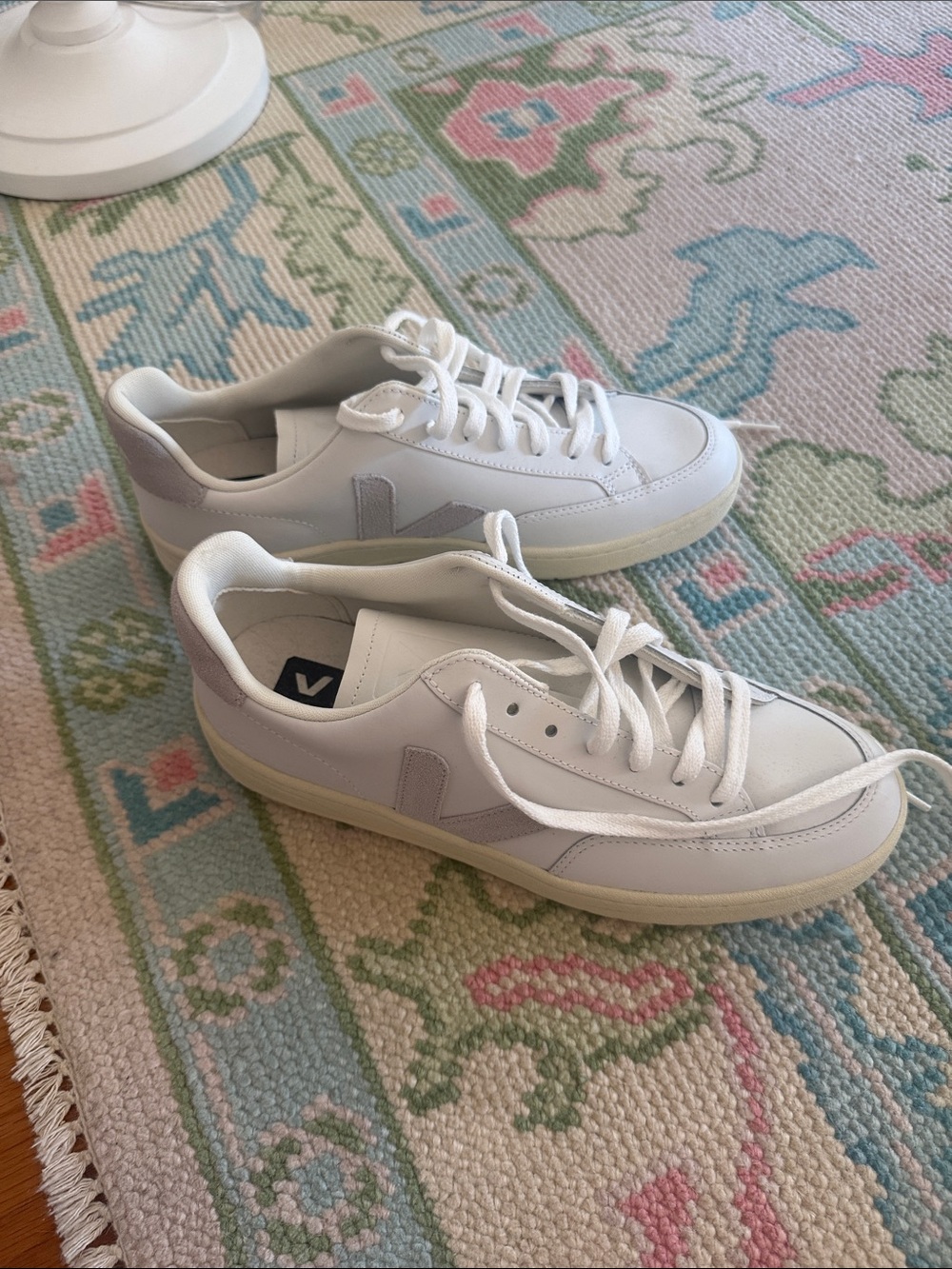 NWOT Veja White and Gray Sneakers
